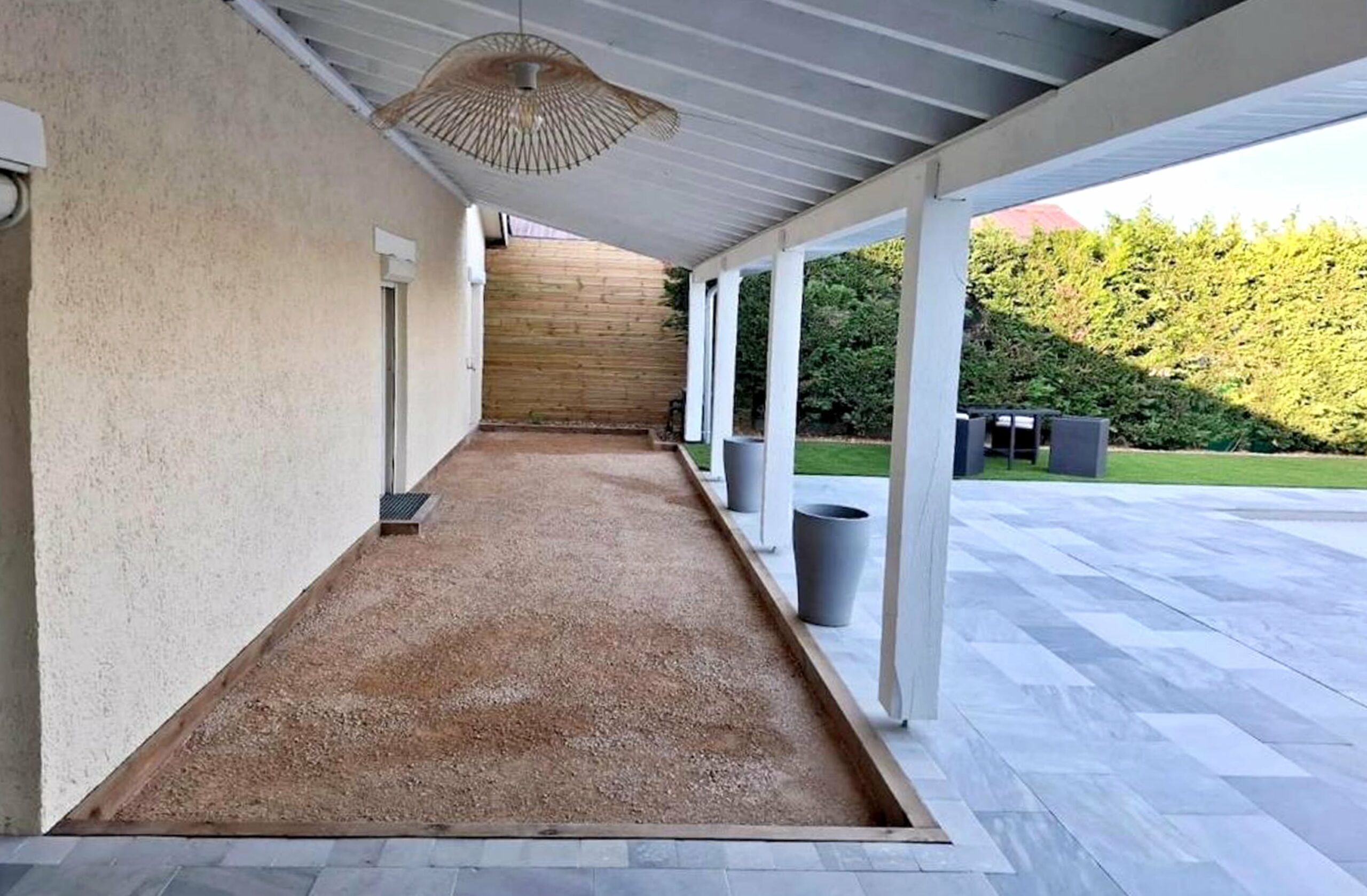 Terrain de pétanque pour des parties conviviales